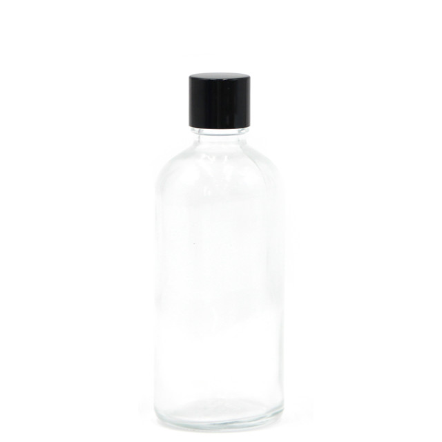 Mini-Glasflasche mit klarem ätherischem Öl