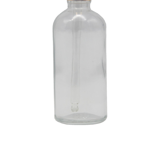 Transparente Tropfflasche für ätherisches Öl aus Glas