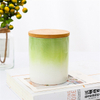 Ceramic Gradient grün einzigartiger Kerzengefäß