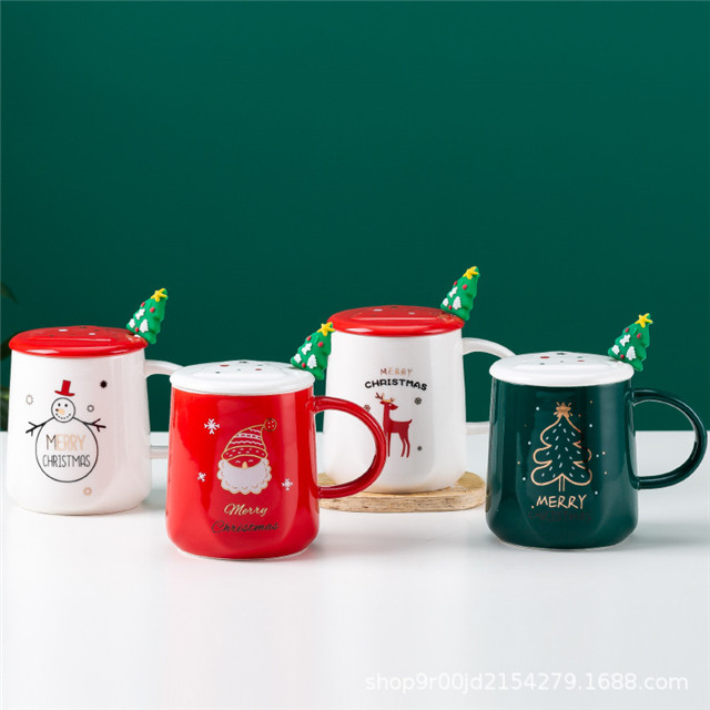 Rote Dekoration Personalisierte Weihnachtsmarke Tasse